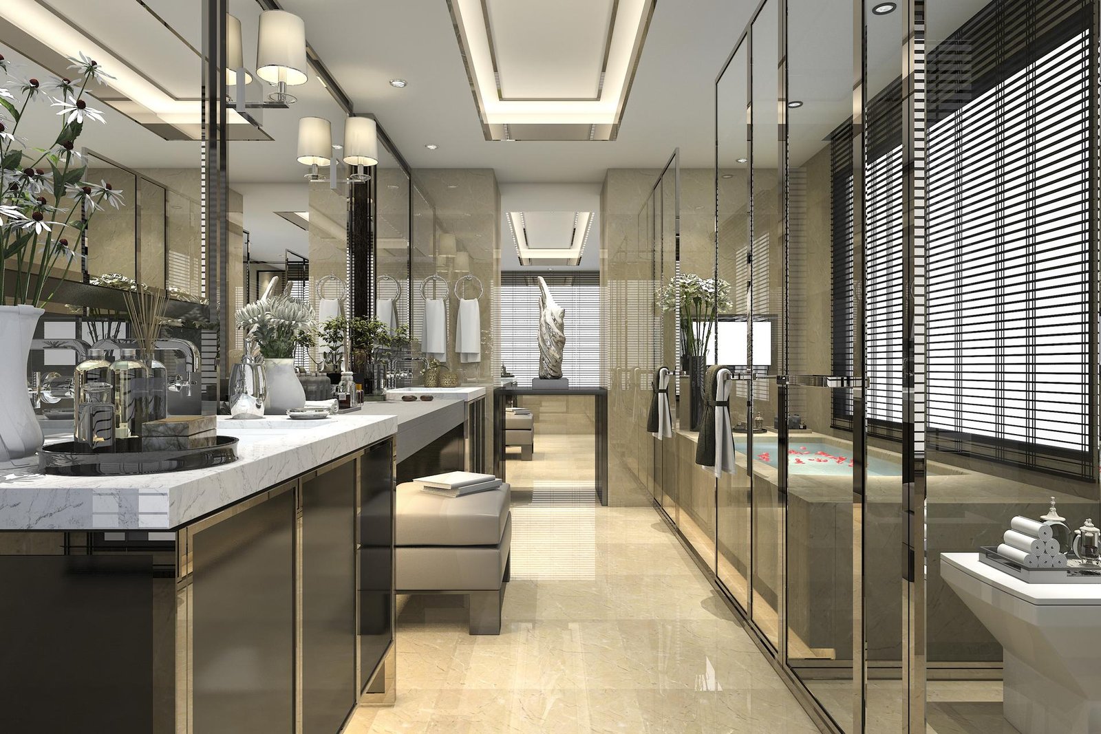 Luxury bathroom design