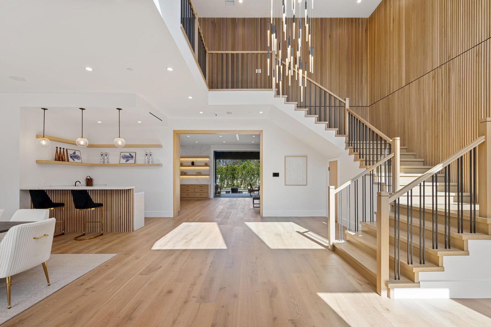 Modern wooden interior